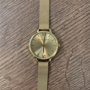 Olivia Burton Gold Tone Mesh Watch